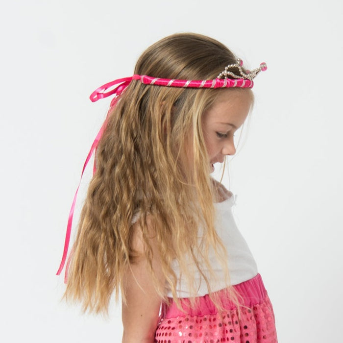 Princess Crown + Tiara Set - Light Pink