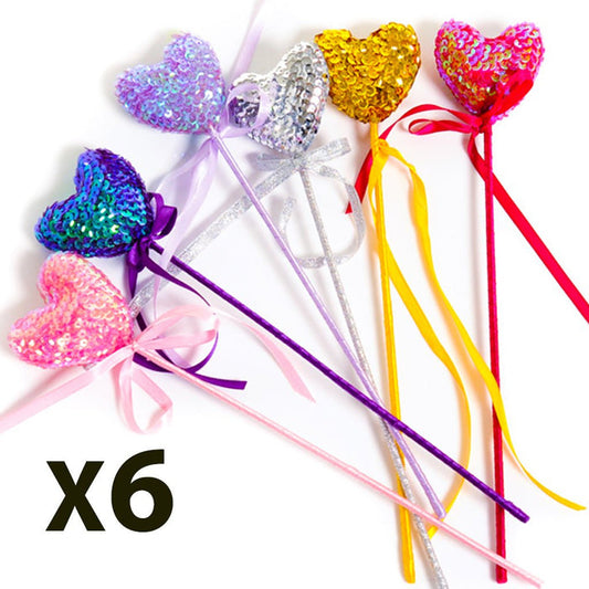 Puffy Heart Wand x 6