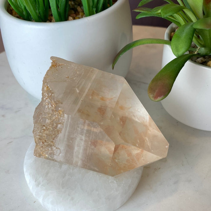 Quartz with Hematite 3" to 4"
