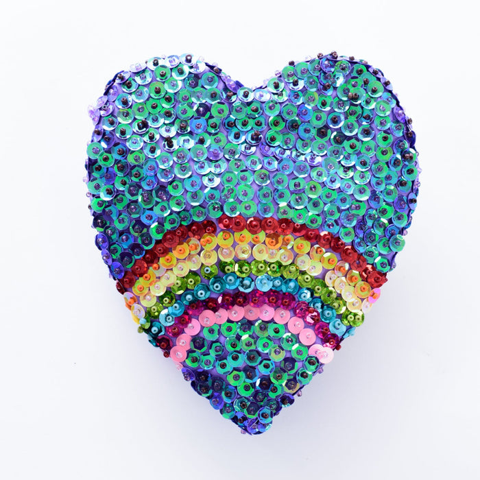 Rainbow Love Sequin Bag - Light Pink, Hot Pink, Lilac, Silver or Blue