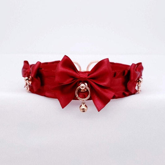 Red and Rose Gold Collar