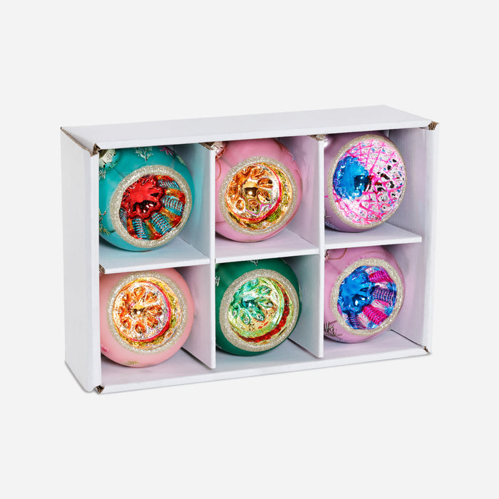 Reflector Ornaments, Boxed Set of 6