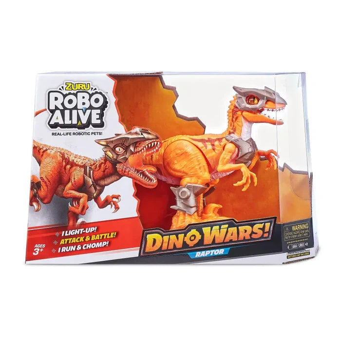 Robo Alive Dino Wars Series 1 Raptor Battery Operated