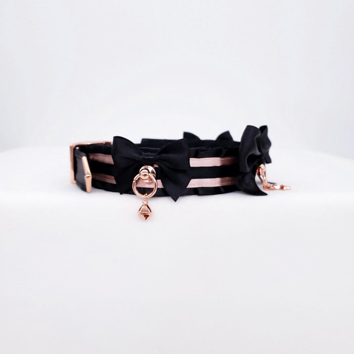 Rose Gold and Black Star Luxury Collar