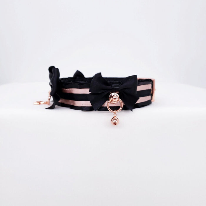 Rose Gold and Black Star Luxury Collar