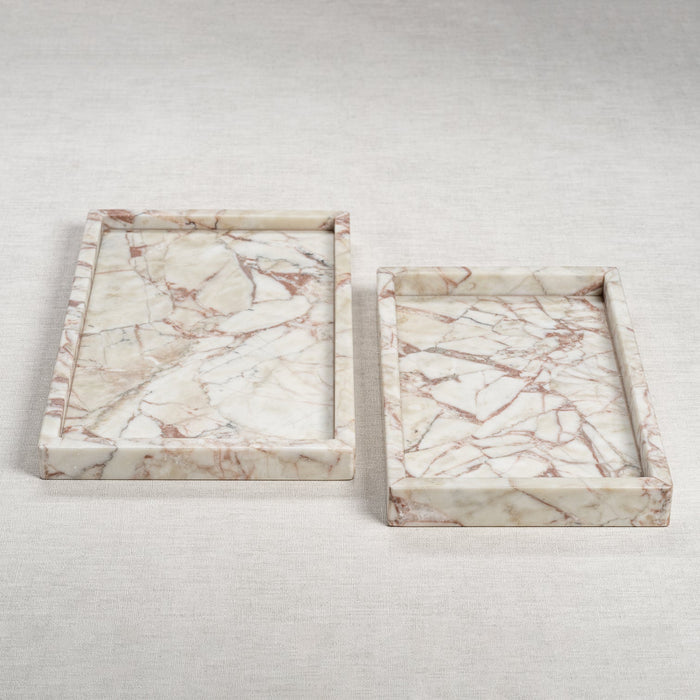 Rosso Verona Marble Tray - Trays by Carlyle Avenue