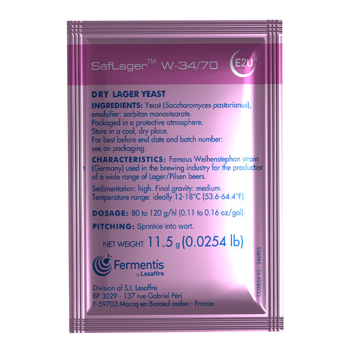 Saflager W-34/70 Dry Lager Yeast