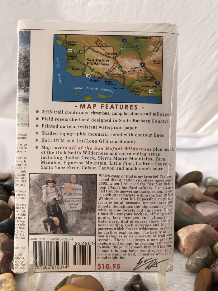 San Rafael Wilderness Backcountry Topo Map