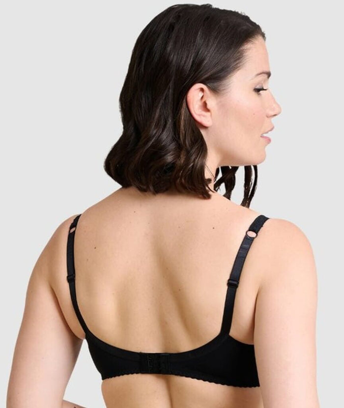 Sans Complexe Arum Underwired Balconette Lace Bra - Black Bras