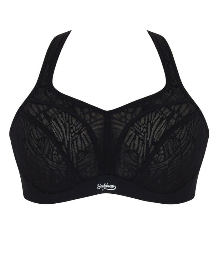 Sculptresse Activate Non Padded Underwired Sports Bra - Black/Chalk Bras