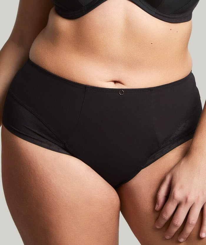 Sculptresse Bliss Deep Brief - Noir Knickers