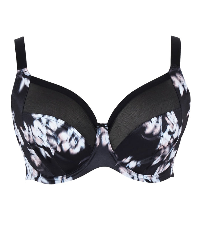 Sculptresse Bliss Full Cup Underwire Bra - Black/Floral