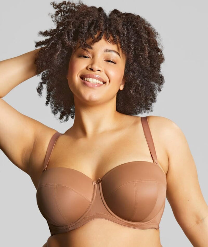 Sculptresse Dana Strapless Underwired Bra - Caramel Bras