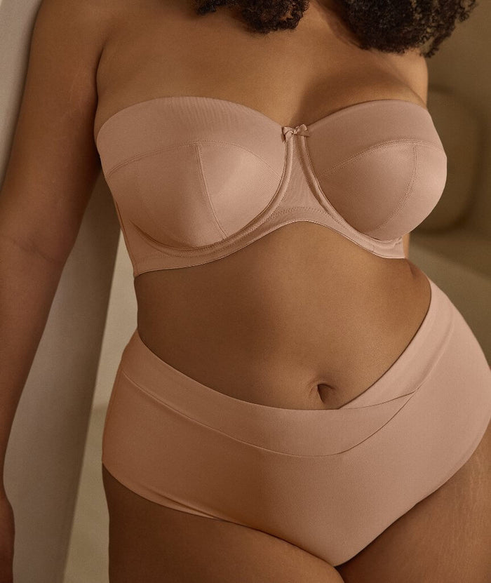 Sculptresse Dana Strapless Underwired Bra - Hazel