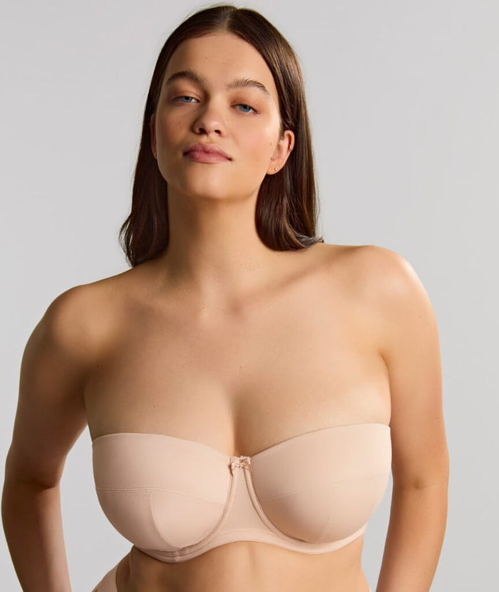 Sculptresse Dana Strapless Underwired Bra - Linen