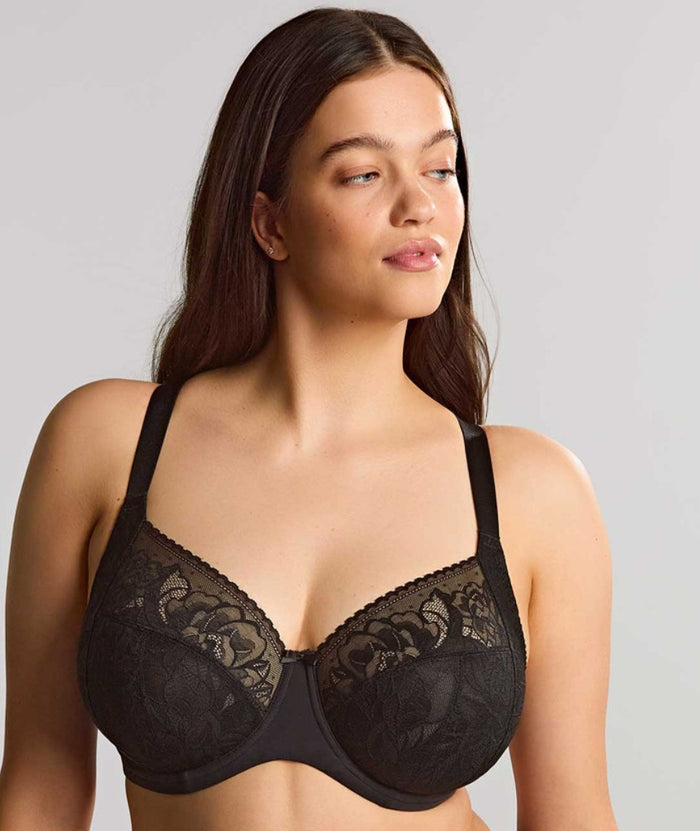 Sculptresse Dream Comfort Full Cup Underwired Bra - Black