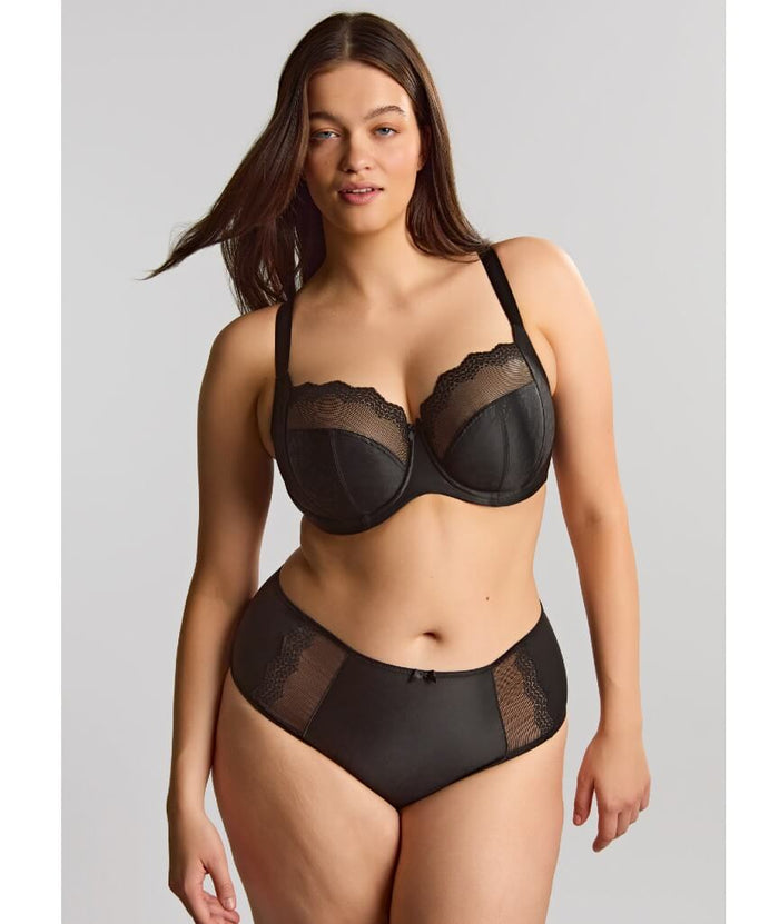 Sculptresse Esme Underwired Balconnet Bra - Black Animal
