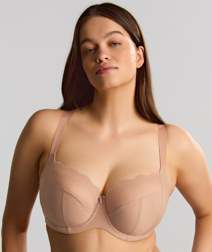 Sculptresse Esme Underwired Balconnet Bra - Mocha Animal