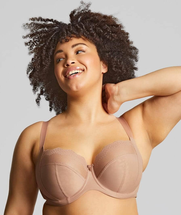 Sculptresse Esme Underwired Balconnet Bra - Mocha Animal Bras