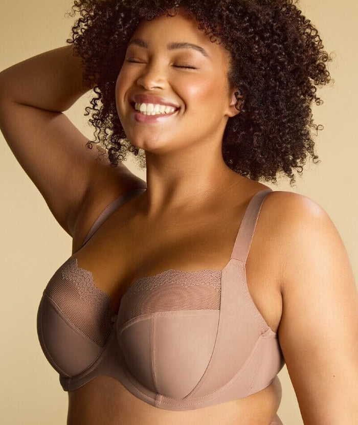 Sculptresse Esme Underwired Balconnet Bra - Mocha Animal Bras