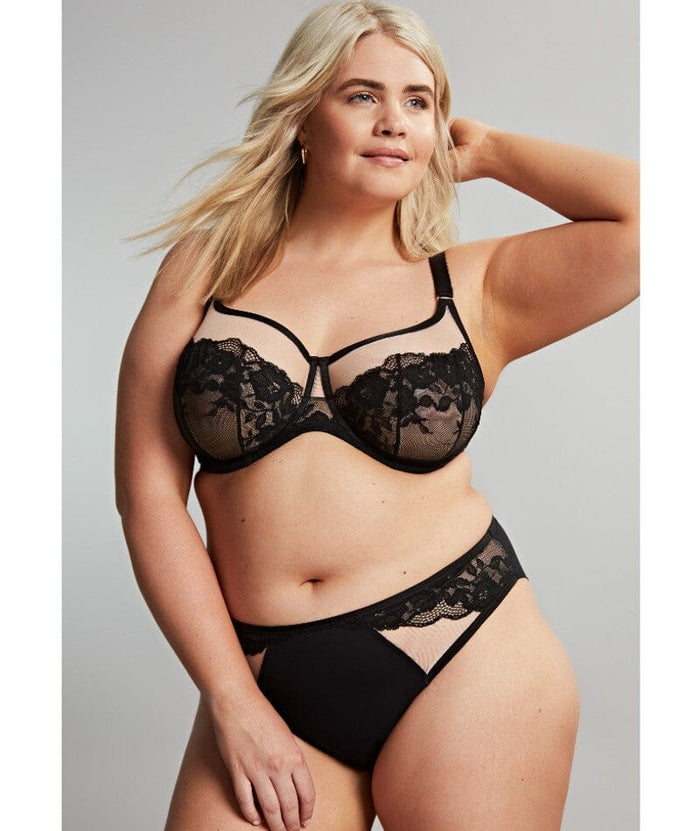 Sculptresse Josephine Full Cup Underwired Bra - Black/Latte Bras