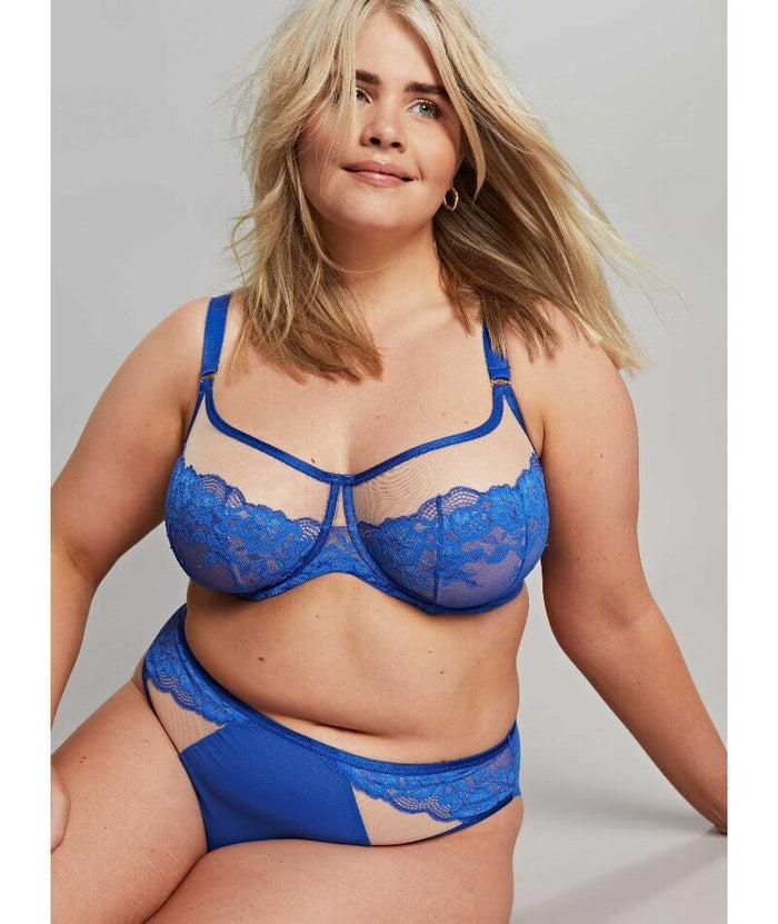 Sculptresse Josephine Full Cup Underwired Bra - Cobalt / Latte Bras