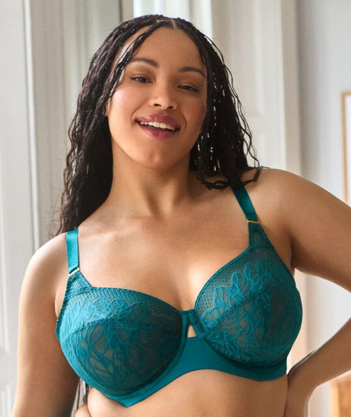 Sculptresse Sophia Underwired Full Cup Bra - Teal Blue