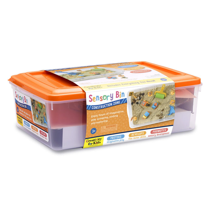 Sensory Bin packaging on a white background