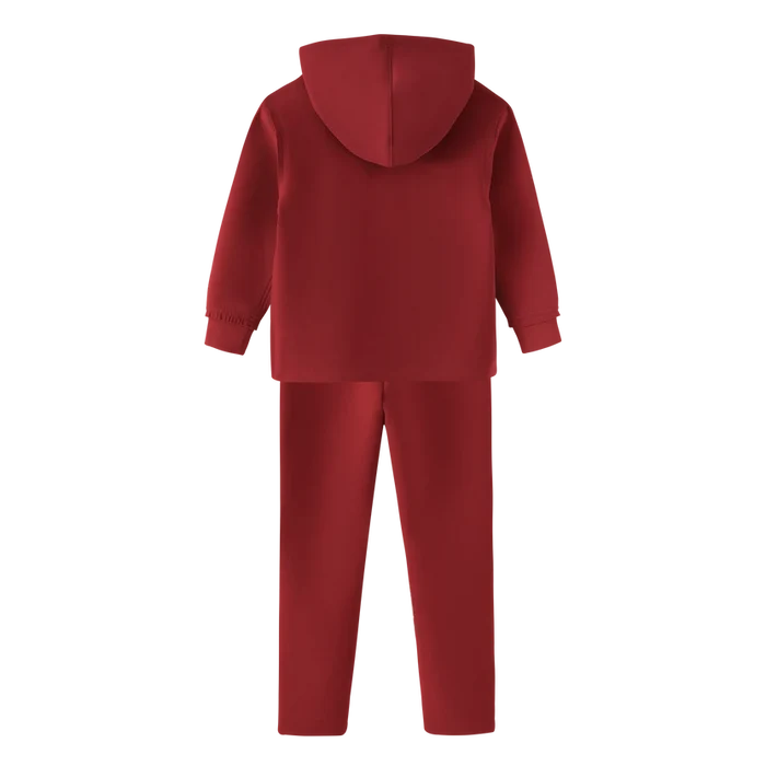 set outfit washed tracksuit - burgundy