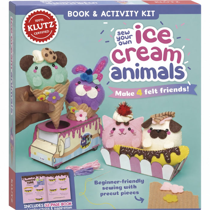 Sew your Own Ice Cream Animals