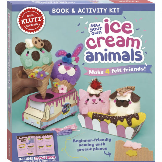 Sew your Own Ice Cream Animals