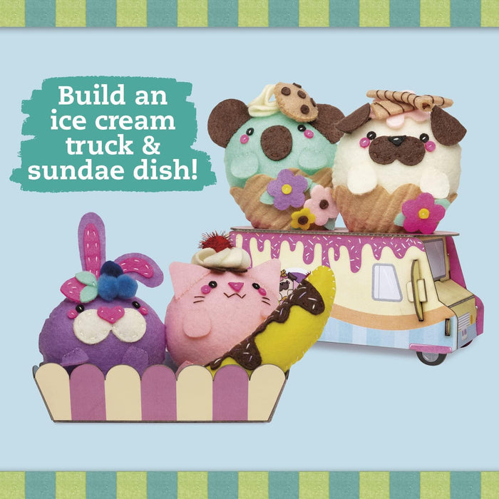 Sew your Own Ice Cream Animals