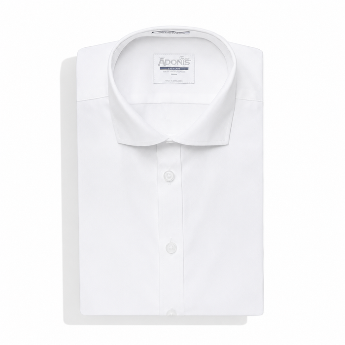 shirt l/s super stretch husky - white