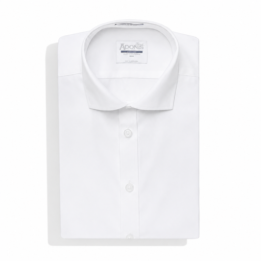 shirt l/s super stretch husky - white