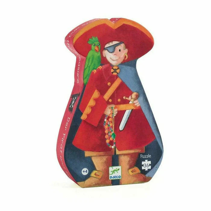 Silhouette Pirate & Treasure 36pc Puzzle