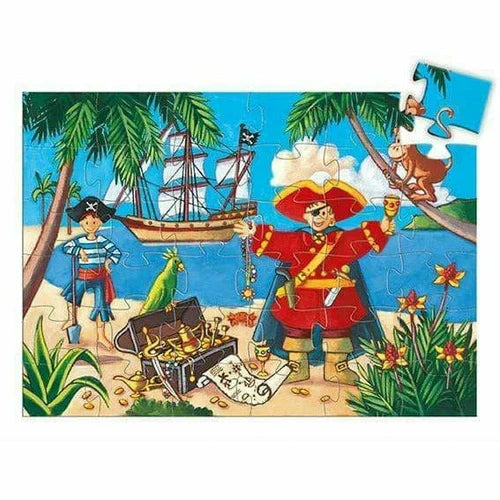 Silhouette Pirate & Treasure 36pc Puzzle