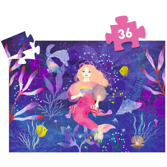 Silhouette Puzzles Ella the Mermaid