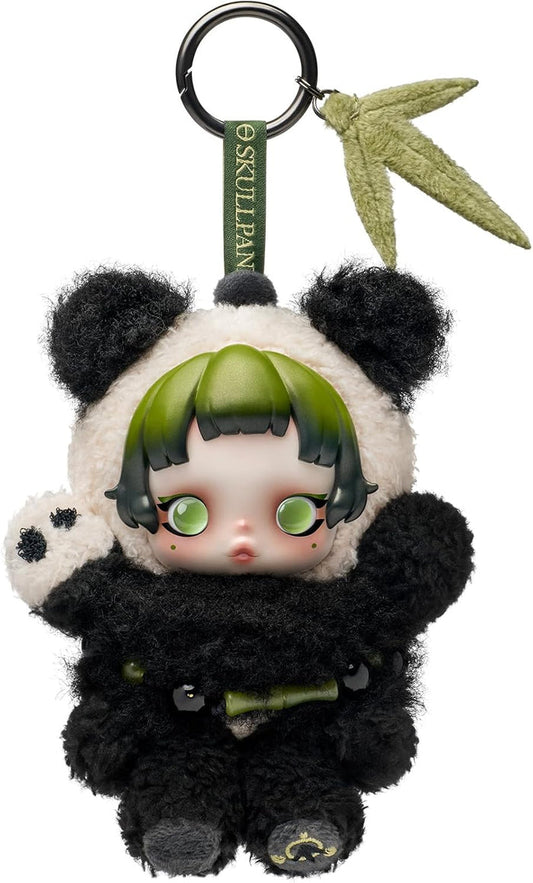 Skull Panda Lazy Panda Plush Doll Pendant