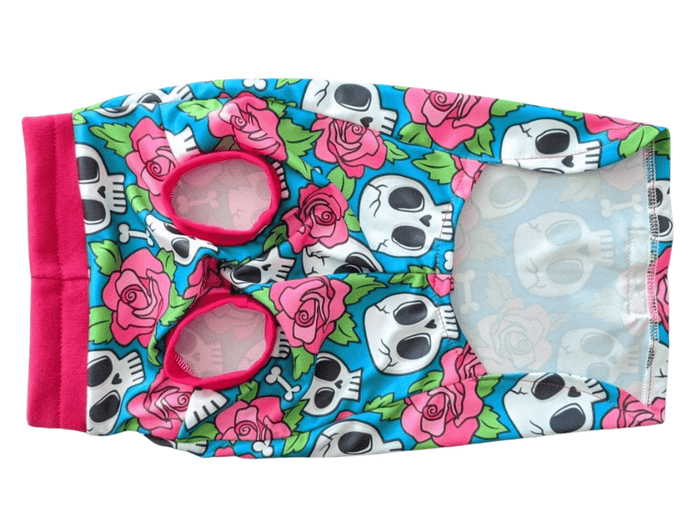 Jax & Molly's Skull and Roses Dog Pajamas