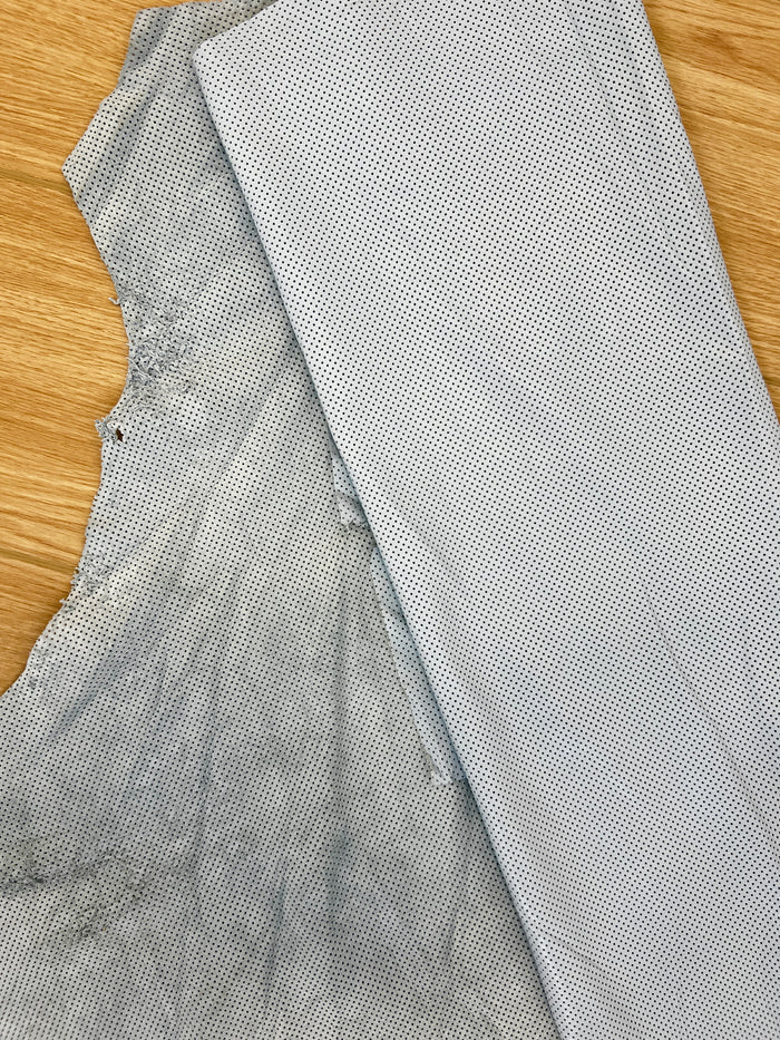 Sky Blue Perforated Lambskin shown in a full product view