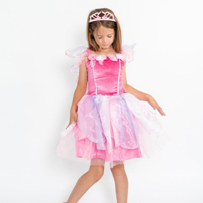Sky Fairy Dress Pink - letsdressup.com.au - Girls Dress Ups