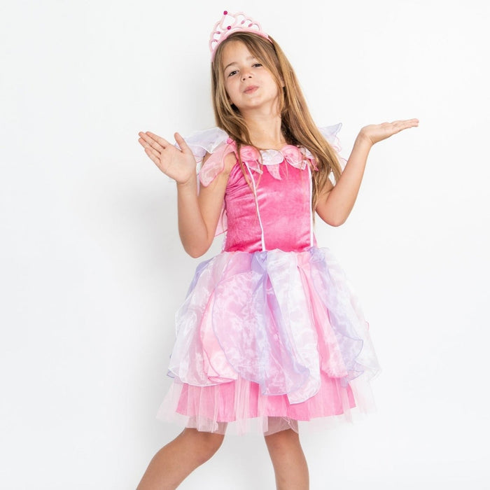 Sky Fairy Dress Pink - letsdressup.com.au - Girls Dress Ups