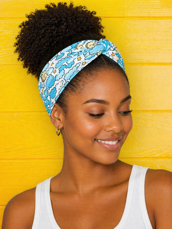 Sleepy Moon Knot Headband