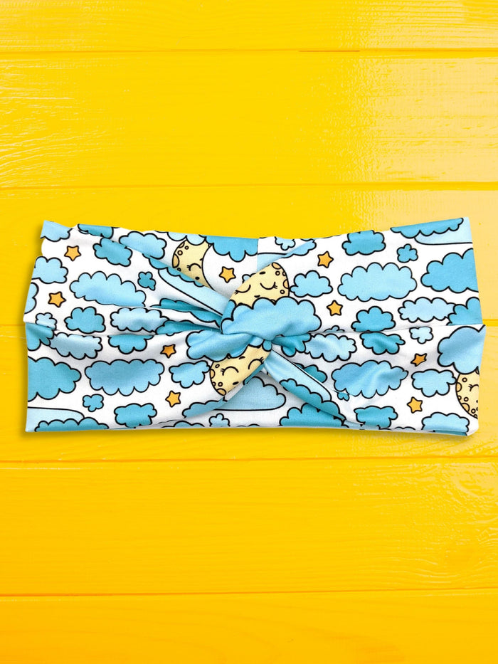 Sleepy Moon Knot Headband