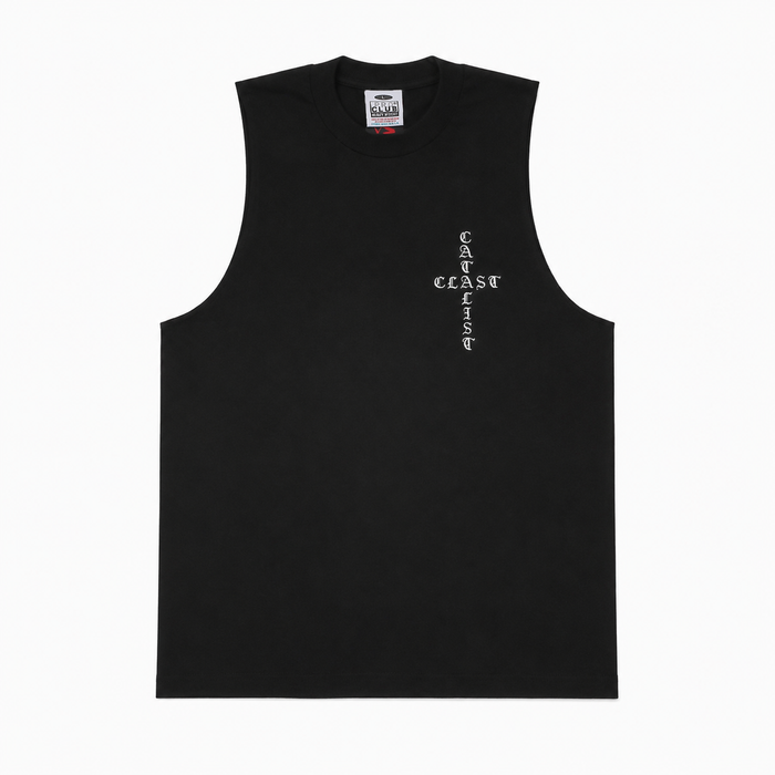 Sleeveless Tee 'BLACKLETTER'
