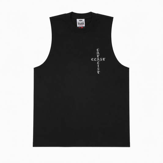 Sleeveless Tee 'BLACKLETTER'