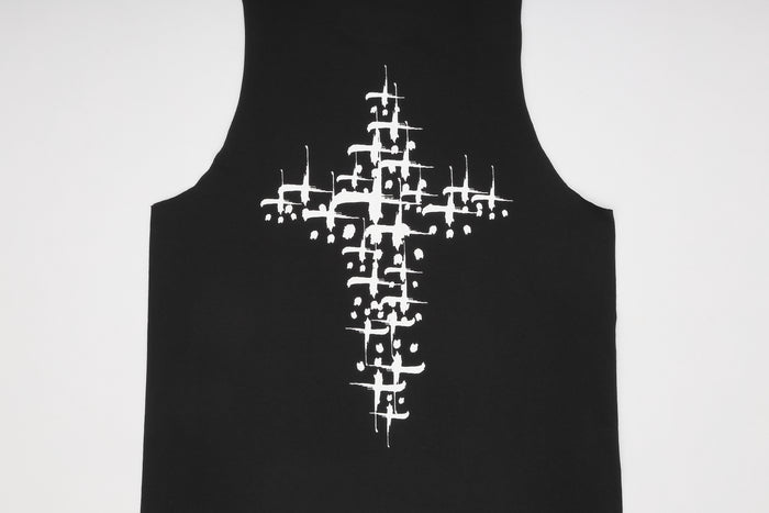 Sleeveless Tee 'BLACKLETTER'