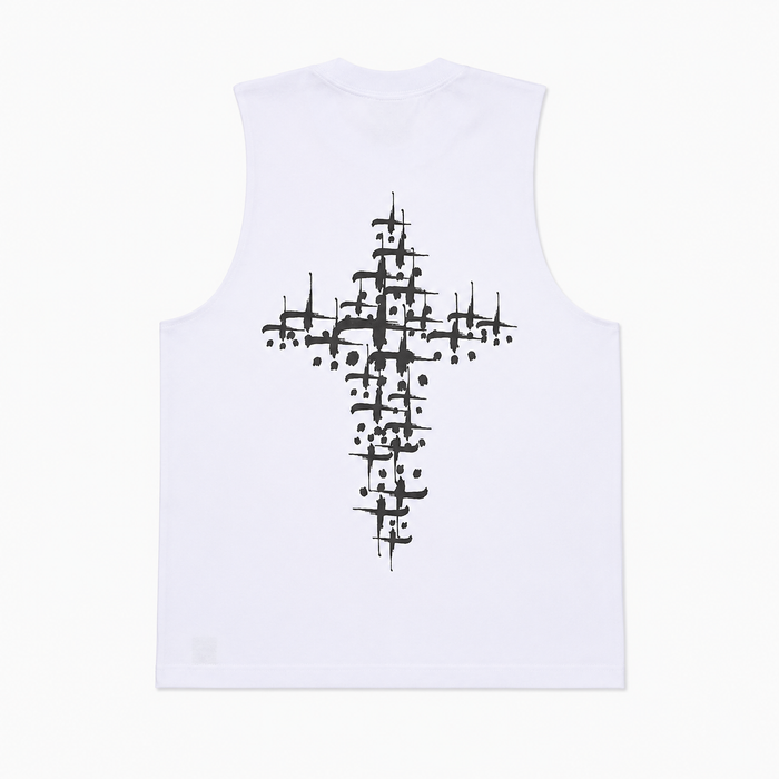 Sleeveless Tee 'BLACKLETTER'