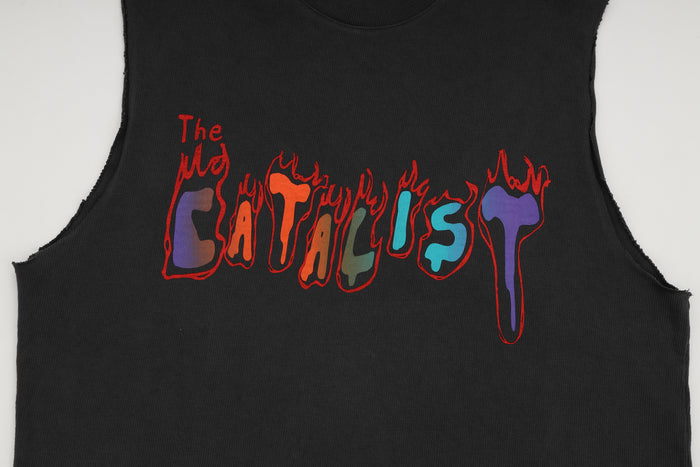 Sleeveless Tee ’BURNED THE CATALIST’