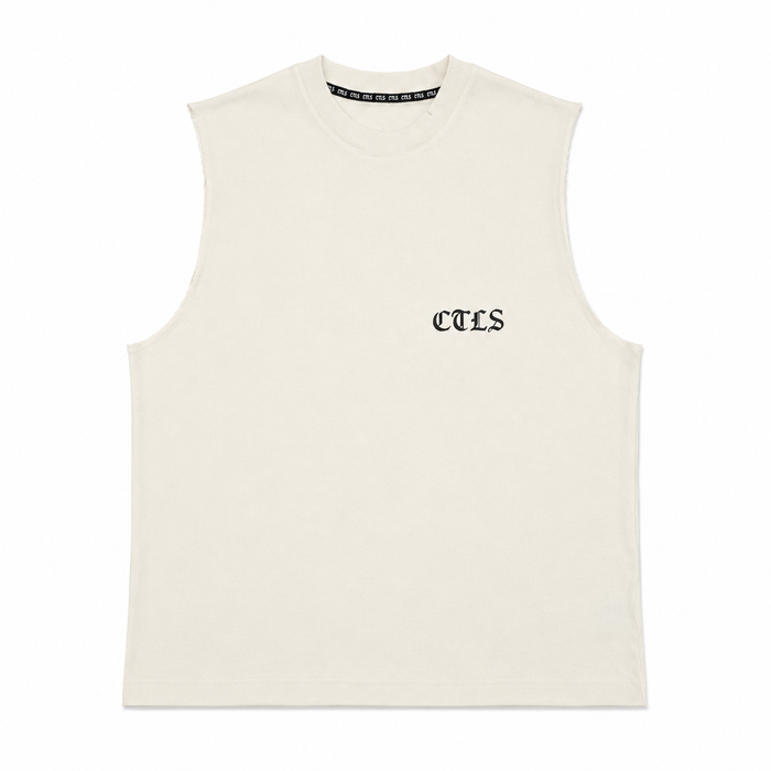 Sleeveless Tee 'HORSE & MOTORCYCLE'